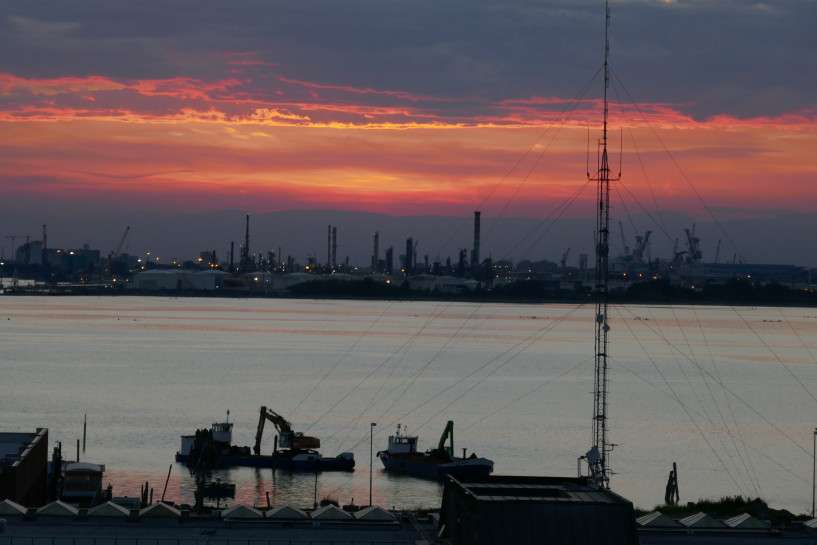 original Sonnenuntergang Venedig