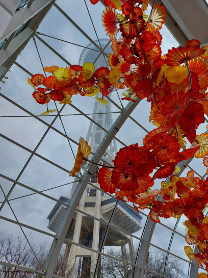 original Chihuly Garden und Space Needle